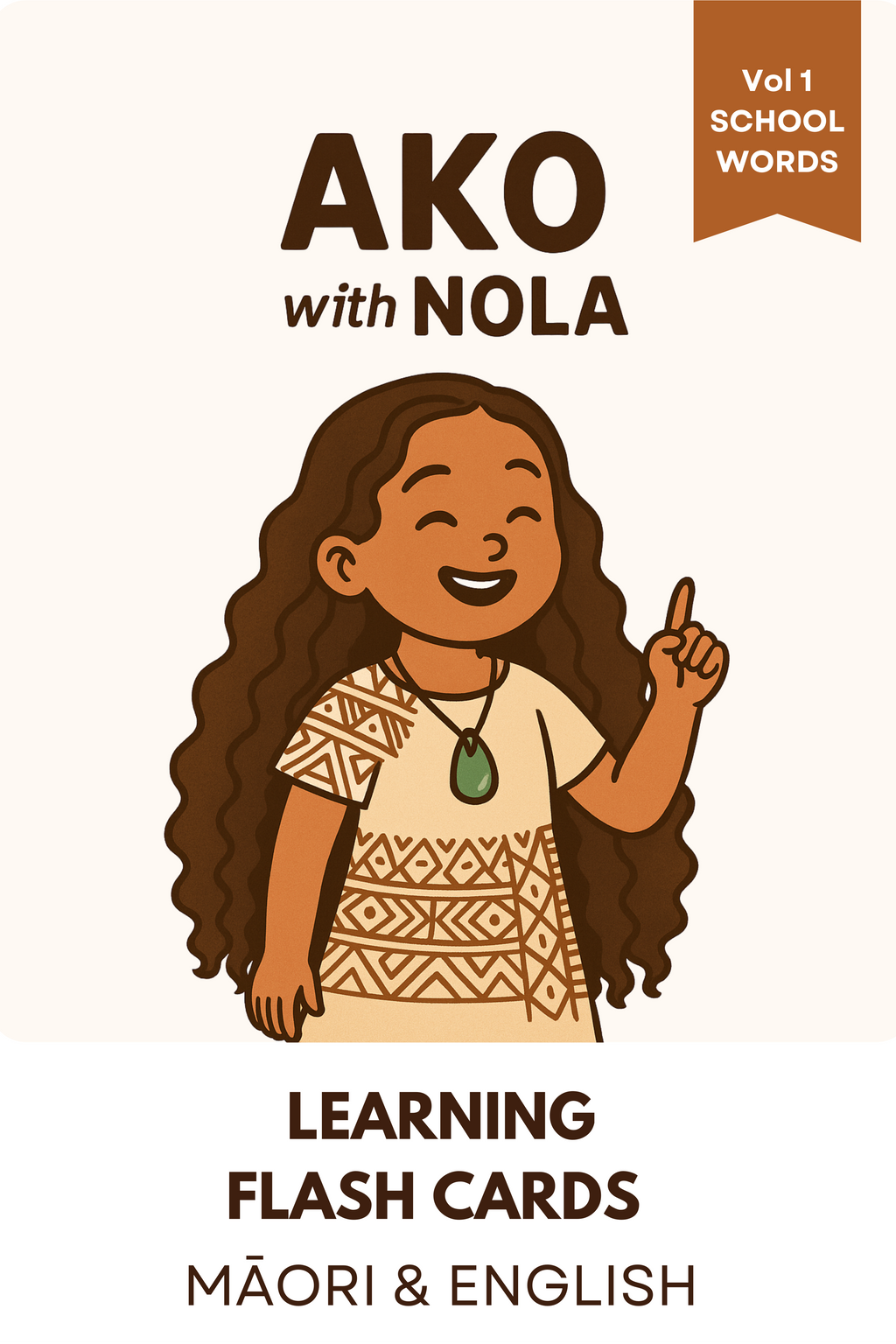 Volume 1 Māori & English (Everyday School Words)